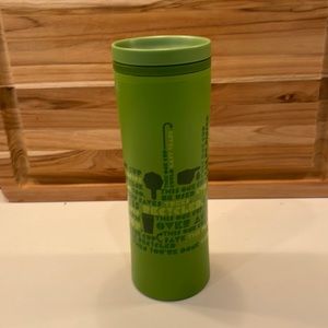 Starbucks green reusable travel tumbler